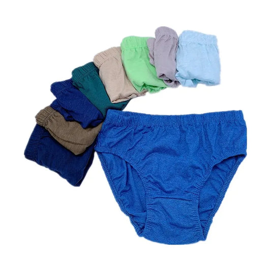 6pc Boys Girls Solid Underwear Baby Panties Briefs Kids Panties for Children 2-10Years