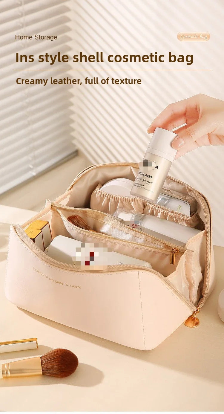 Makeup Organizer Female Toiletry Kit Bag Make Up Case Storage Bags Pouch Luxury Lady Box Portable Zip Cosmetic Bag for Travel