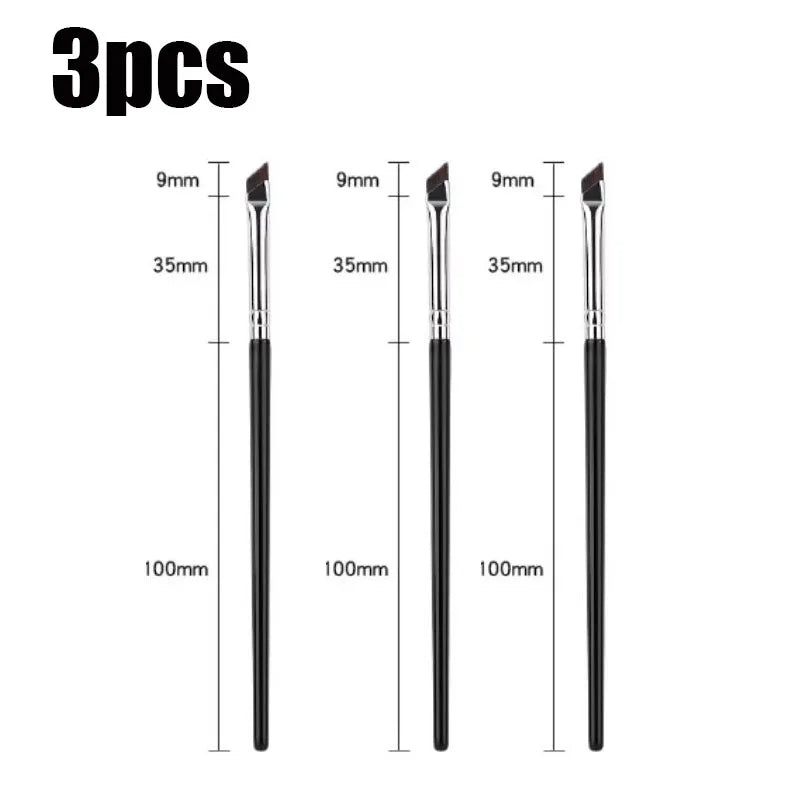 1/5pcs Eyeliner Brush Eyeshadow Blade Brush Detail Brush Diagonal Eyebrow Brushes Undereyelid To Sleeping Silkworm Makeup Tools