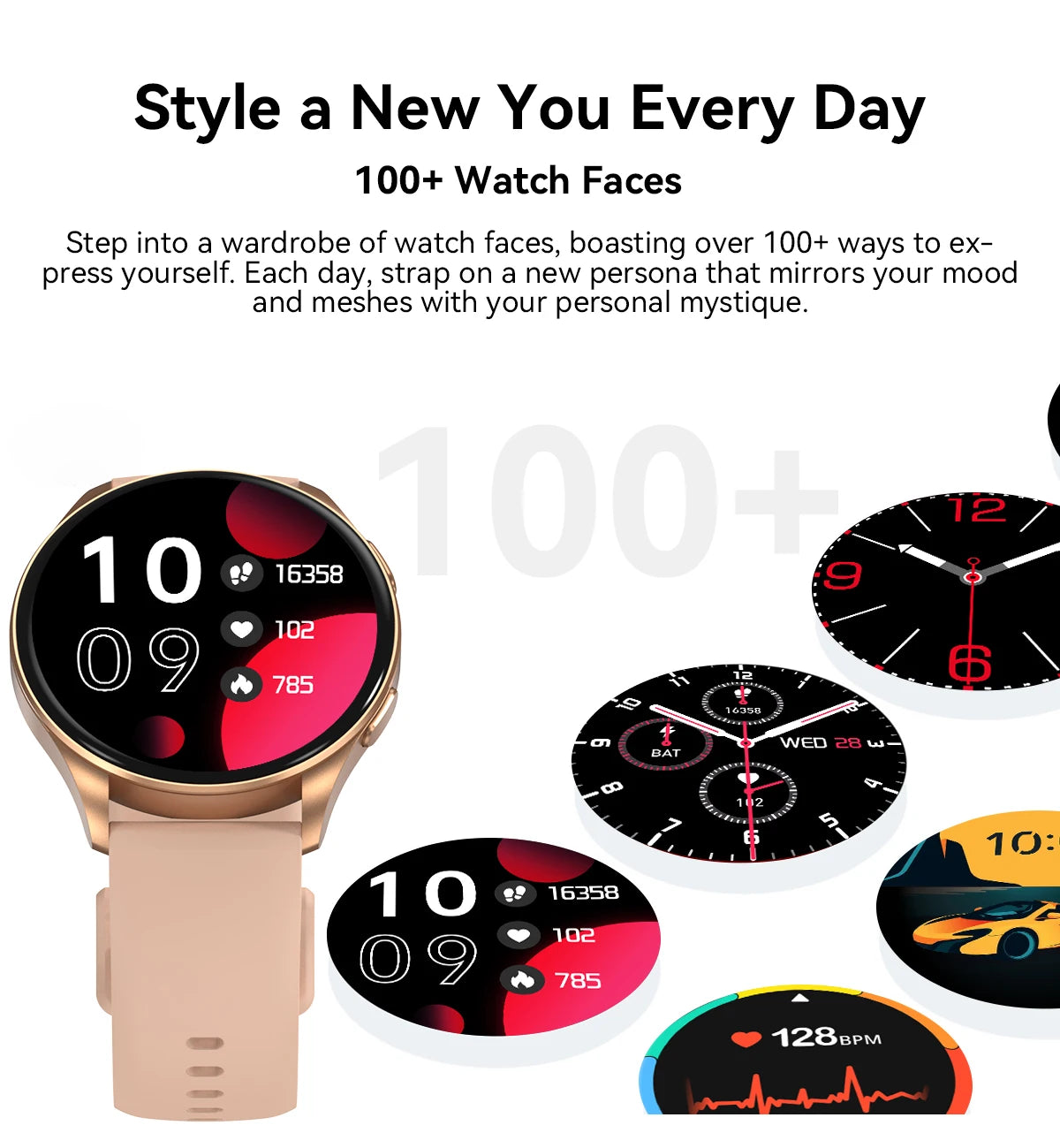 Blackview 2024 New Smartwatch X20 Watch AMOLED Display Hi-Fi Bluetooth Phone Calls Health and Fitness Tracking