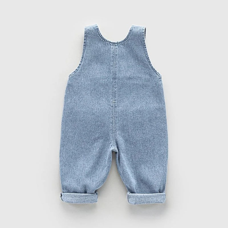 IENENS, Mono para niños pequeños, monos de mezclilla, peto, pantalones vaqueros para niñas, pantalones largos, ropa, trajes para 1-4 años