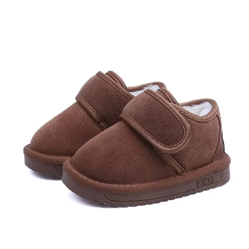 Kids’ Winter Snow Boots – Waterproof & Fleece-Lined Cold Weather Boots with Non-Slip Rubber Sole, Warm Insulated Snow Shoes