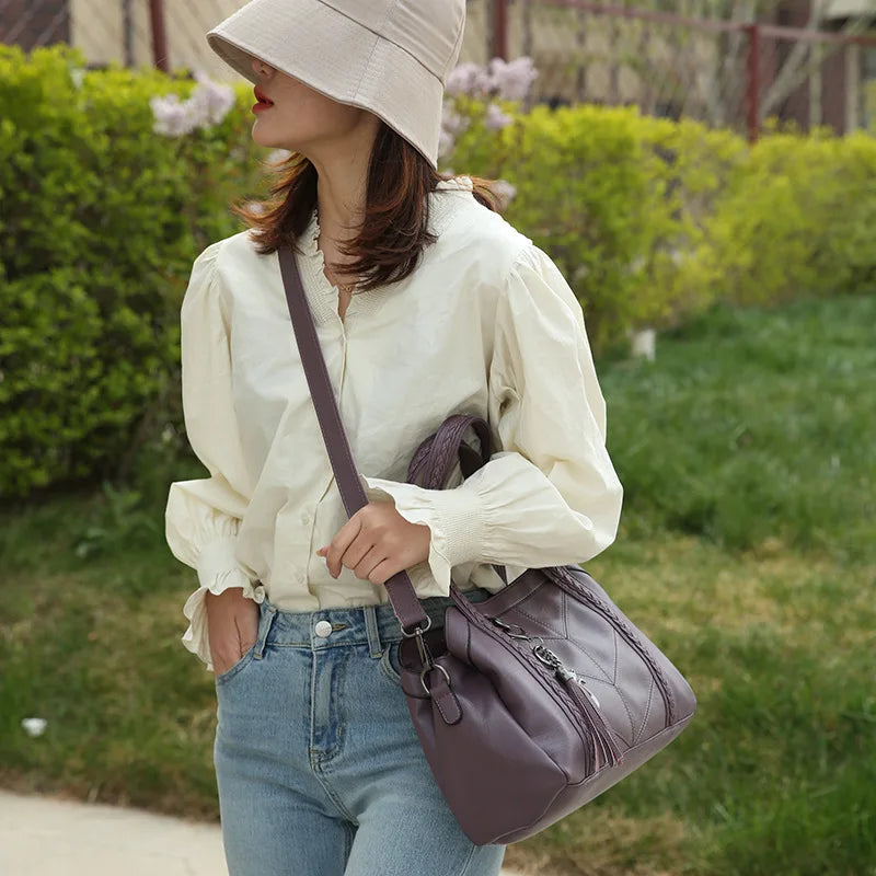 Women Luxury Handbags For Women PU Leather Bag High Quality Female Shoulder Bags Famous Designer Crossbody Bag Sac A Main