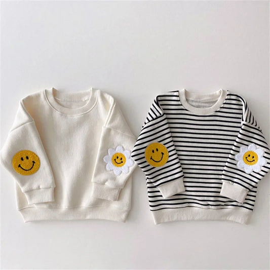 Camiseta de manga larga para niños y niñas, camiseta informal para bebés, camiseta para niños recién nacidos, camiseta estampada para niñas, camiseta de otoño, ropa para niños