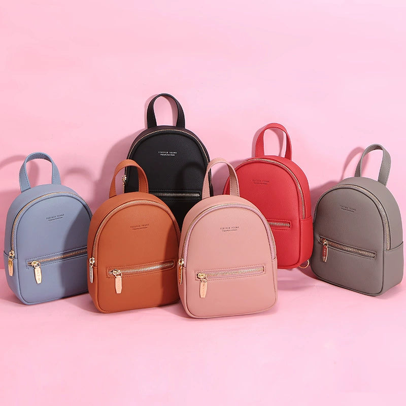 VEISON Cute Soft Leather Mini Crossbody Bag