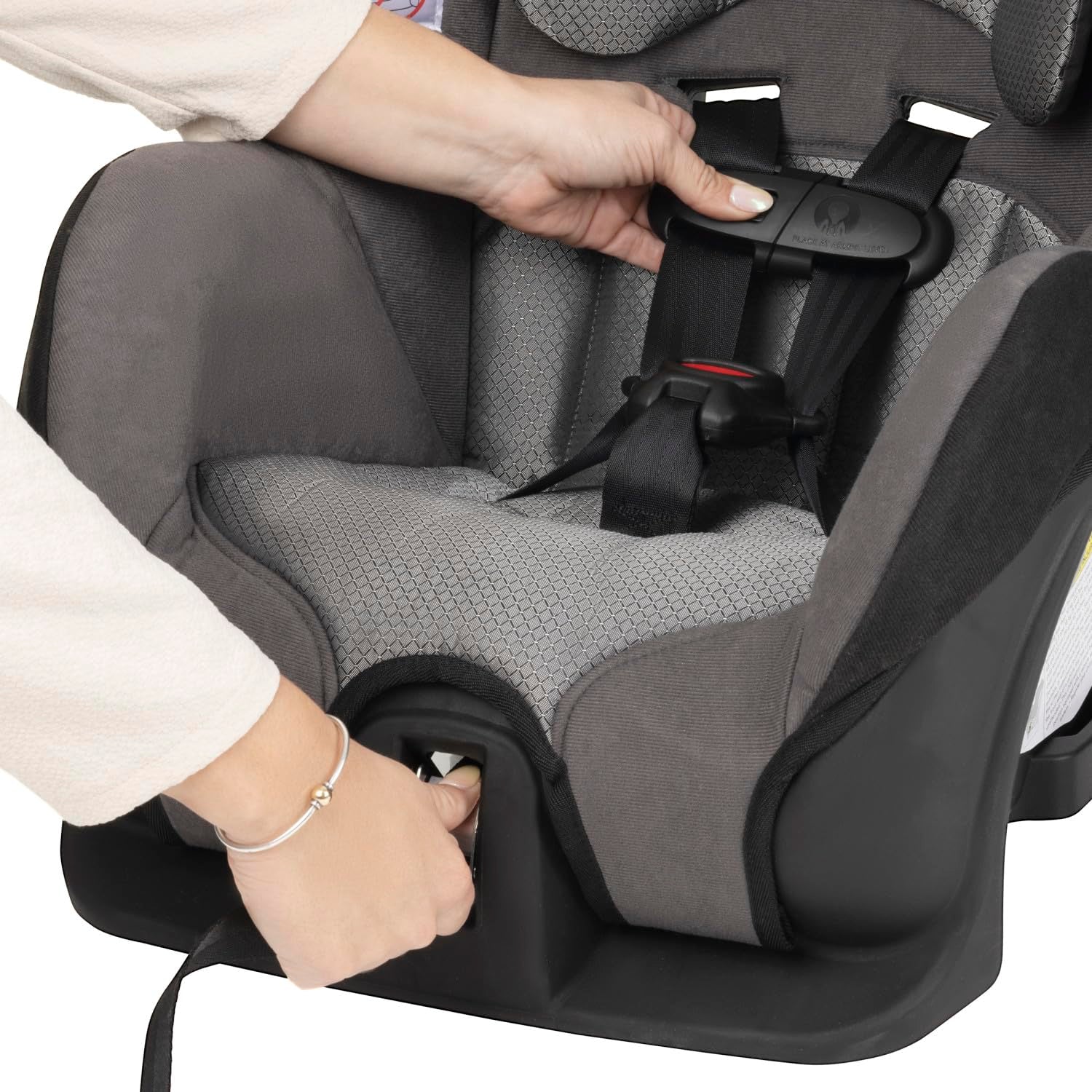 Tribute LX 2-In-1 Lightweight Convertible Car Seat, Travel Friendly (Saturn Gray)