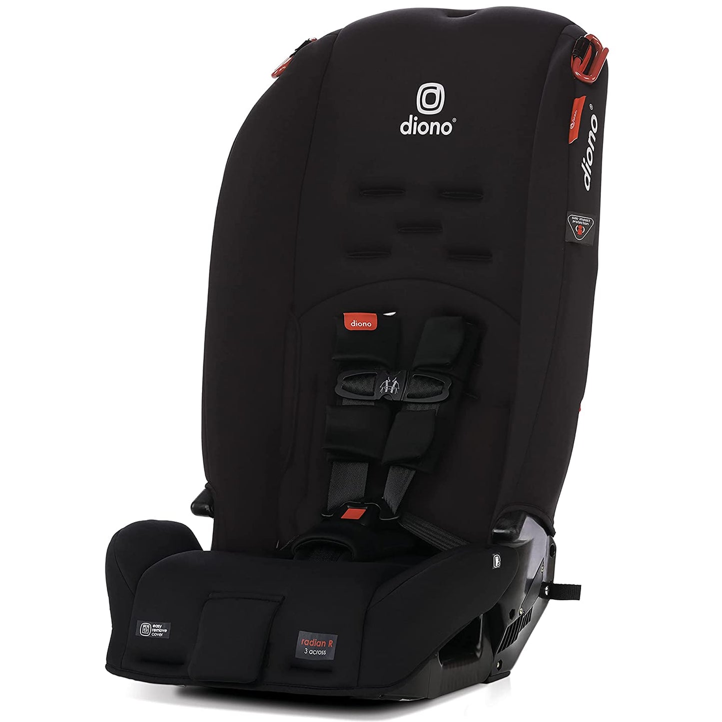 Radian 3R, 3-In-1 Convertible Car Seat, Rear Facing & Forward Facing, 10 Years 1 Car Seat, Slim Fit 3 Across, Jet Black