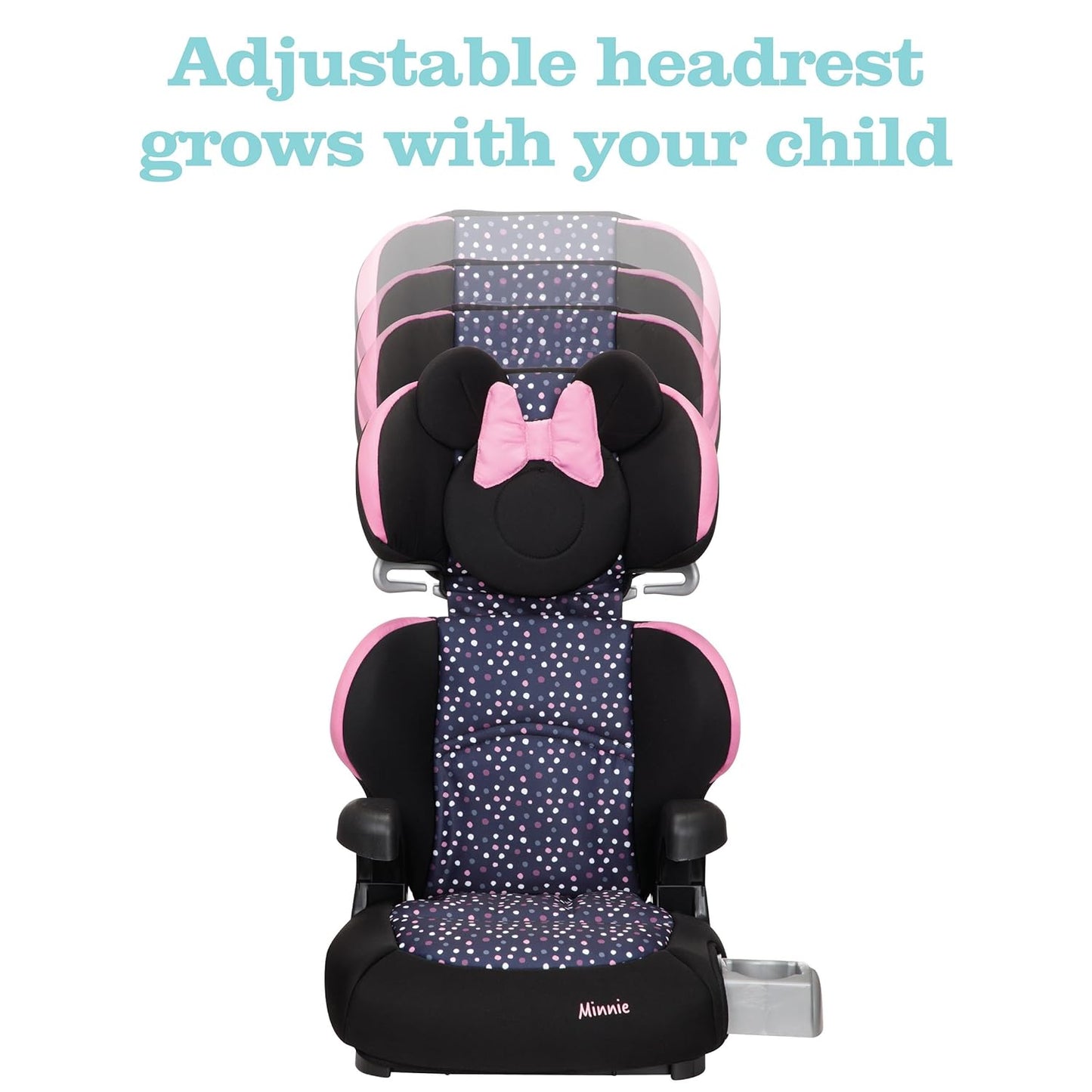 Baby Pronto! Belt-Positioning Booster Car Seat, Belt-Positioning Booster: 40–100 Pounds, Minnie Dot Party