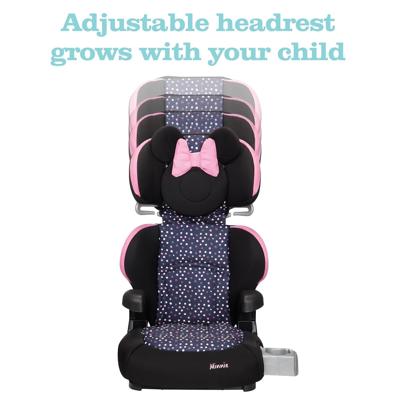 Baby Pronto! Belt-Positioning Booster Car Seat, Belt-Positioning Booster: 40–100 Pounds, Minnie Dot Party